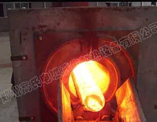 洛阳某钢材生产厂采用中频感应加热炉成套设备加热各种钢材